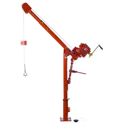 Portable Davit Crane WLL 500 Kg Traction Levage